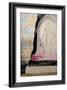The Angel with the Sword Marking Dante with the Sevenfold' from 'Purgatorio'-William Blake-Framed Giclee Print