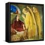 The Angel with Wonderful News-Clive Uptton-Framed Stretched Canvas