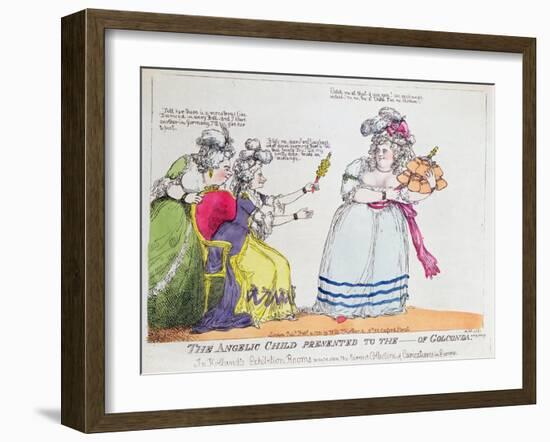 The Angelic Child Presented to the ----- of Golconda, 1791-null-Framed Giclee Print