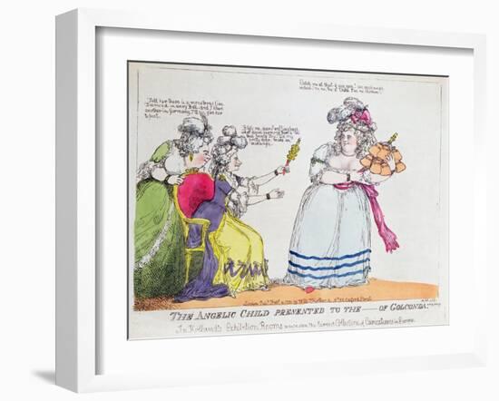 The Angelic Child Presented to the ----- of Golconda, 1791-null-Framed Giclee Print