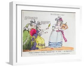 The Angelic Child Presented to the ----- of Golconda, 1791-null-Framed Giclee Print