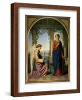 The Angelic Salutation, or the Annunciation, 1860-Eugene Emmanuel Amaury-Duval-Framed Giclee Print