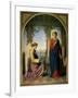 The Angelic Salutation, or the Annunciation, 1860-Eugene Emmanuel Amaury-Duval-Framed Giclee Print