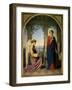 The Angelic Salutation, or the Annunciation, 1860-Eugene Emmanuel Amaury-Duval-Framed Giclee Print