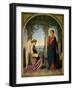 The Angelic Salutation, or the Annunciation, 1860-Eugene Emmanuel Amaury-Duval-Framed Giclee Print