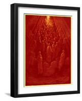 The Angels in the Planet Mercury, Illustration from 'The Dore Gallery', Published C.1890-Gustave Doré-Framed Giclee Print