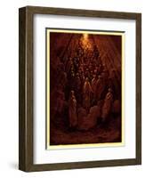 The Angels in the Planet Mercury, Illustration from 'The Dore Gallery', Published C.1890-Gustave Doré-Framed Giclee Print