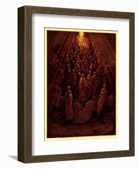 The Angels in the Planet Mercury, Illustration from 'The Dore Gallery', Published C.1890-Gustave Doré-Framed Giclee Print