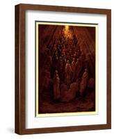 The Angels in the Planet Mercury, Illustration from 'The Dore Gallery', Published C.1890-Gustave Doré-Framed Giclee Print