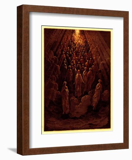 The Angels in the Planet Mercury, Illustration from 'The Dore Gallery', Published C.1890-Gustave Doré-Framed Giclee Print