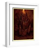 The Angels in the Planet Mercury, Illustration from 'The Dore Gallery', Published C.1890-Gustave Doré-Framed Giclee Print