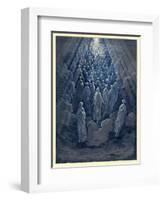 The Angels in the Planet Mercury, Illustration from 'The Dore Gallery', Published C.1890-Gustave Doré-Framed Giclee Print