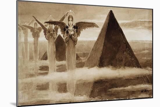 The Angels of the Pyramids-Vasilii Kotarbinsky-Mounted Giclee Print