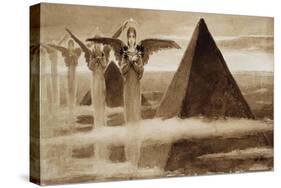 The Angels of the Pyramids-Vasilii Kotarbinsky-Stretched Canvas