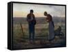 The Angelus, 1857-1859-Jean Francois Millet-Framed Stretched Canvas