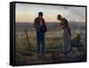 The Angelus, 1857-1859-Jean Francois Millet-Framed Stretched Canvas