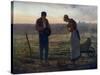 The Angelus, 1857-1859-Jean Francois Millet-Stretched Canvas