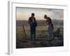 The Angelus, 1857-1859-Jean Francois Millet-Framed Giclee Print