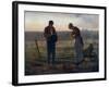 The Angelus, 1857-1859-Jean Francois Millet-Framed Giclee Print