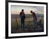 The Angelus, 1857-1859-Jean Francois Millet-Framed Giclee Print