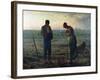 The Angelus, 1857-59-Jean-François Millet-Framed Giclee Print