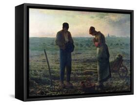 The Angelus, 1857-59-Jean-François Millet-Framed Stretched Canvas