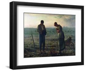 The Angelus, 1857-59-Jean-François Millet-Framed Giclee Print