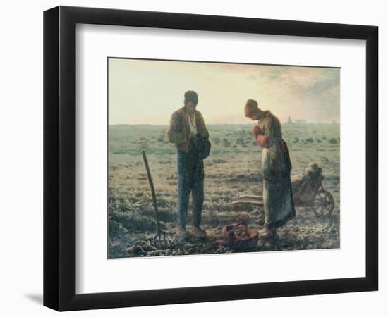 The Angelus, c.1857-59-Jean-François Millet-Framed Giclee Print