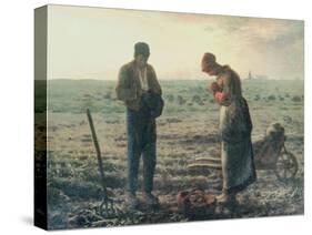 The Angelus, c.1857-59-Jean-François Millet-Stretched Canvas