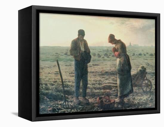 The Angelus, c.1857-59-Jean-François Millet-Framed Stretched Canvas