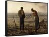 The Angelus (L'Angélus)-Jean-Fran?ois Millet-Framed Stretched Canvas