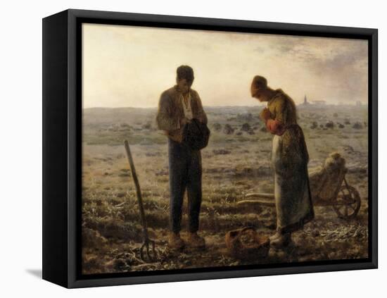 The Angelus (L'Angélus)-Jean-Fran?ois Millet-Framed Stretched Canvas