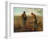 The Angelus-Jean-Fran?ois Millet-Framed Art Print