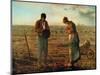 The Angelus-Jean-Fran?ois Millet-Mounted Art Print