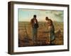 The Angelus-Jean-Fran?ois Millet-Framed Art Print