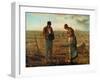 The Angelus-Jean-Fran?ois Millet-Framed Art Print