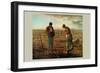 The Angelus-Jean-François Millet-Framed Premium Giclee Print