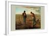 The Angelus-Jean-François Millet-Framed Art Print