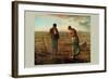 The Angelus-Jean-François Millet-Framed Art Print