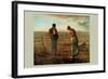 The Angelus-Jean-François Millet-Framed Art Print