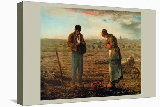 The Angelus-Jean-François Millet-Stretched Canvas