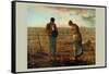 The Angelus-Jean-François Millet-Framed Stretched Canvas