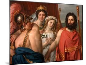 The Anger of Achilles-Jacques Louis David-Mounted Giclee Print