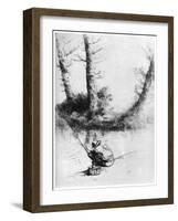 The Angler, C1860-1910-Alphonse Legros-Framed Giclee Print