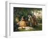 The Angler's Repast-George Morland-Framed Premium Giclee Print