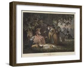 The Angler's Retreat-George Morland-Framed Giclee Print