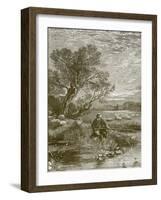 The Angler's Wish-Myles Birket Foster-Framed Giclee Print