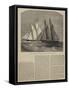 The Anglo-American Yacht Race Between the Sappho and the Cambria-null-Framed Stretched Canvas