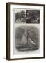 The Anglo-American Yacht Race for the America Cup, Sketches on the English Yacht Galatea-William Lionel Wyllie-Framed Giclee Print