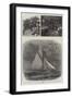 The Anglo-American Yacht Race for the America Cup, Sketches on the English Yacht Galatea-William Lionel Wyllie-Framed Giclee Print